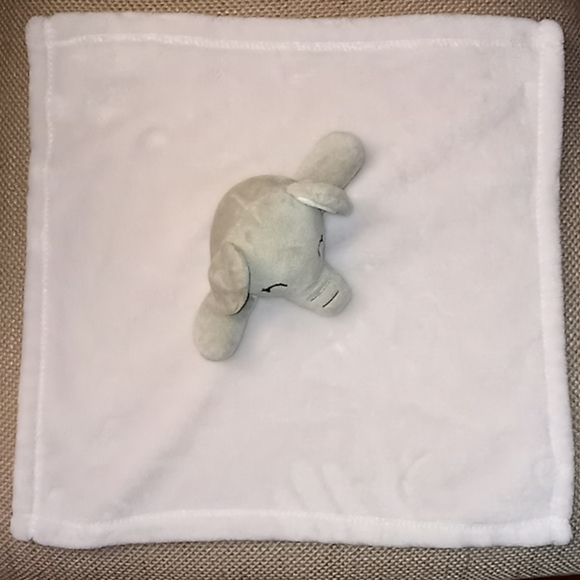 Forever Baby Elephant Lovey Security Blank Plush Stuffed Animal - Picture 4 of 6